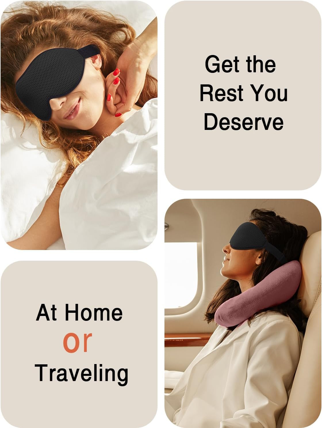 Sleep Mask for Side Sleeper