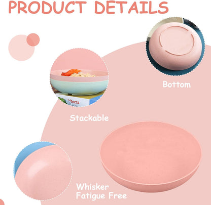 6-Pieces Whisker Fatigue Bowl 