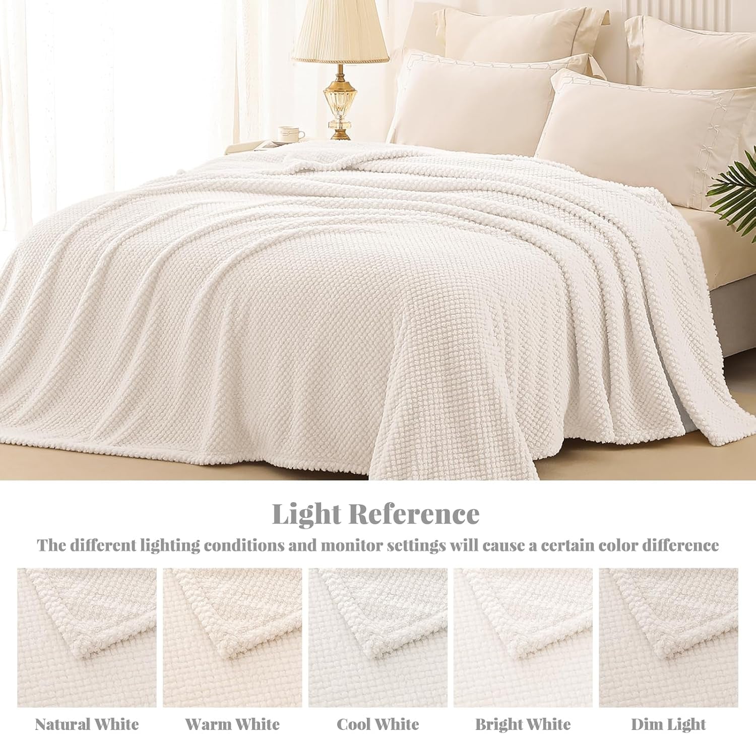 Extra Large Fuzzy Fleece Throw Blanket