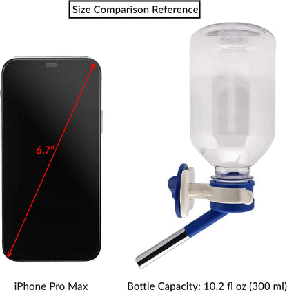 Patented No-Drip Water Bottle/Feeder