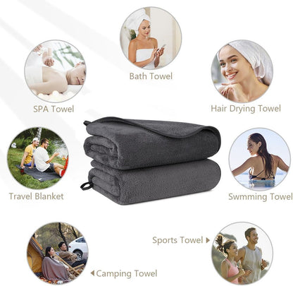 Bath Towels Pack of 2(27'' X 54'')