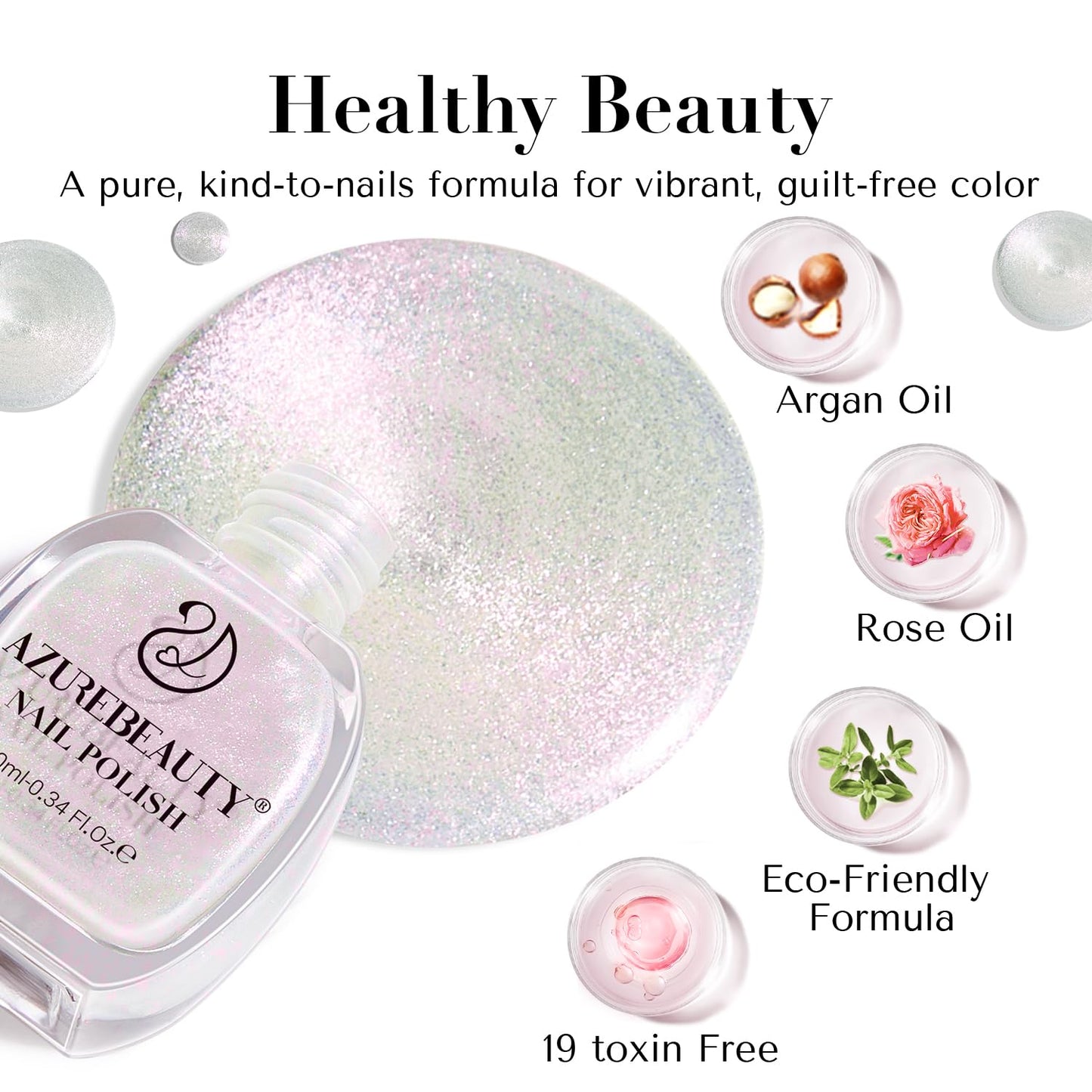 Glitter Pearl Nail Polish