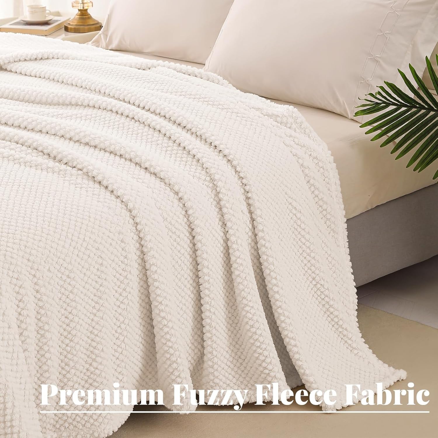Extra Large Fuzzy Fleece Throw Blanket