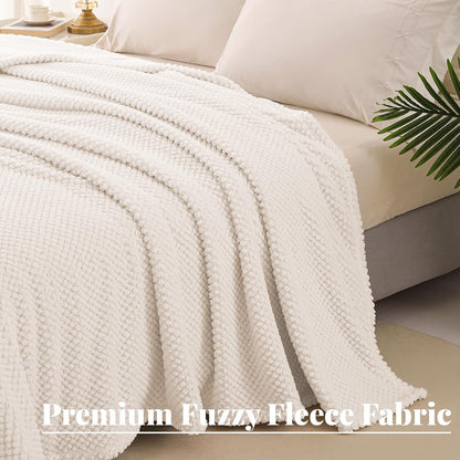 Extra Large Fuzzy Fleece Throw Blanket
