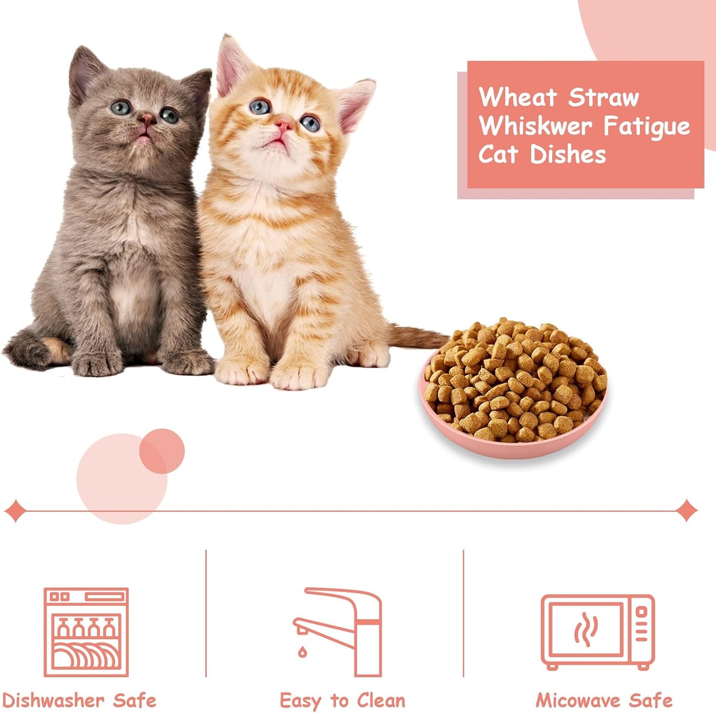 6-Pieces Whisker Fatigue Bowl 