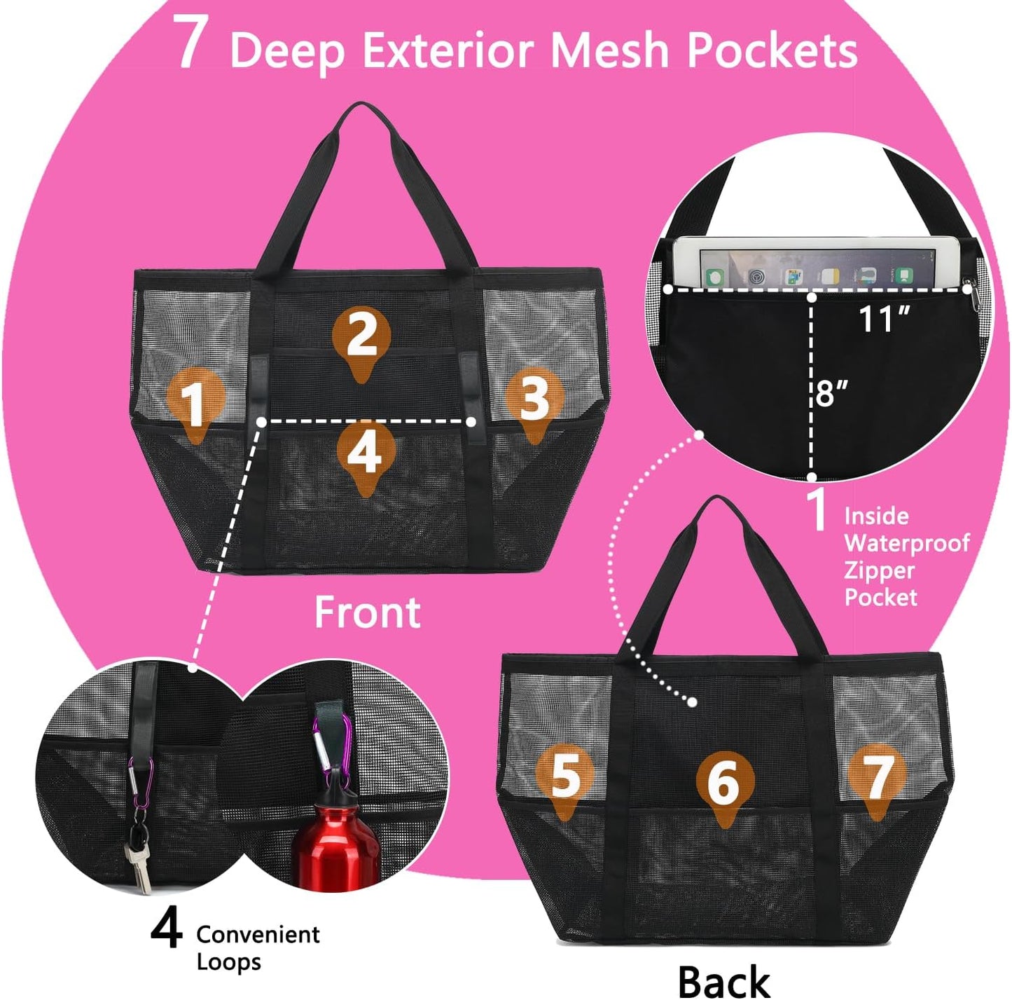 Mesh Beach Bag