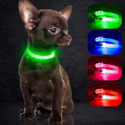  Rechargeable LED Dog Collar