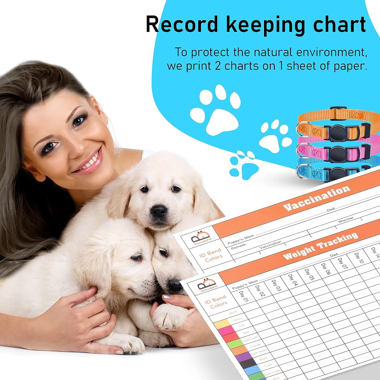 Adjustable Litter Collars Pups 