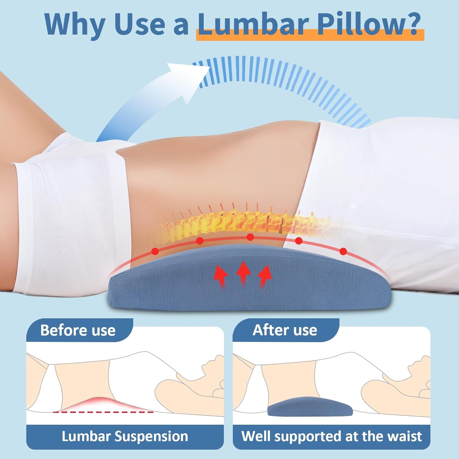 Lumbar Support Pillow 