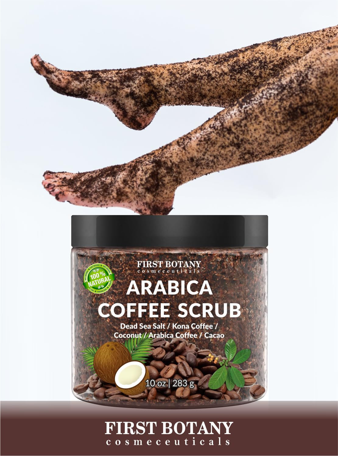 100% Natural Arabica Coffee Scrub 