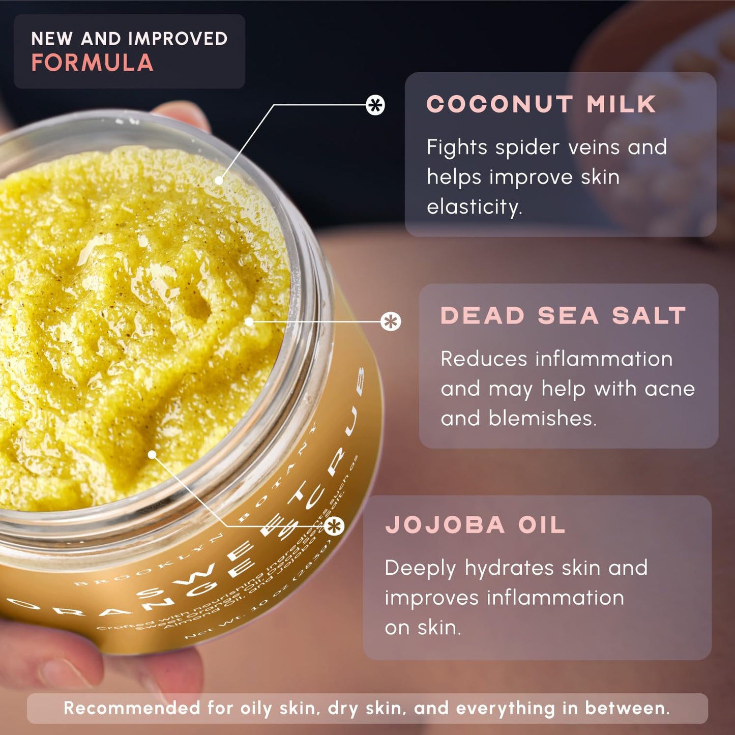 Dead Sea Salt and Sweet Orange Body Scrub