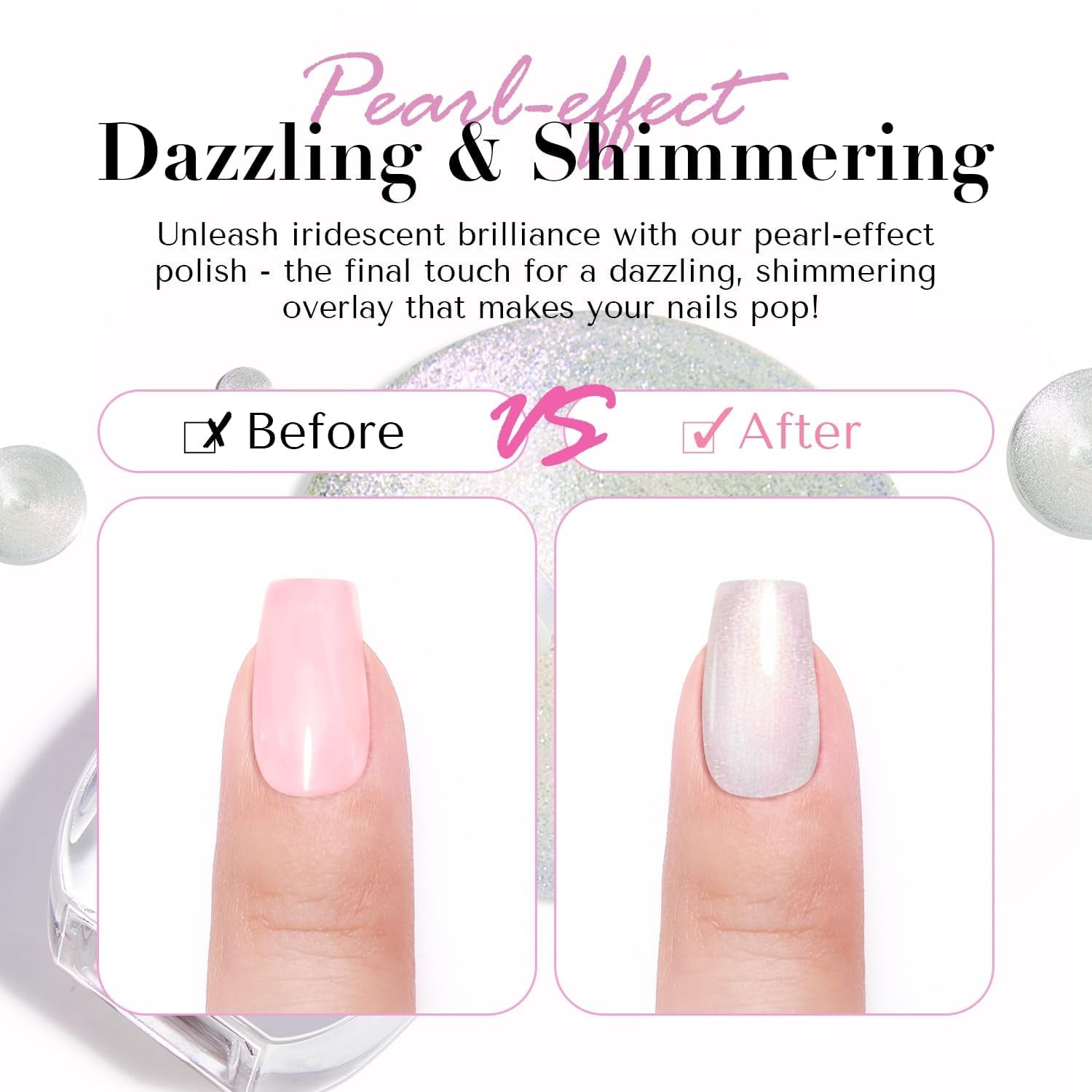 Glitter Pearl Nail Polish